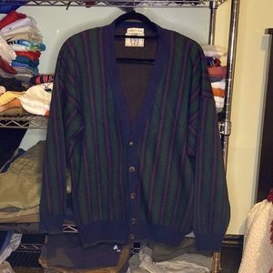 Vintage Sears Roebuck & Co cardigan knitted in Italy